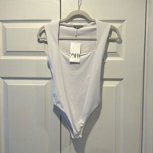 Brand new Zara square neck bodysuit